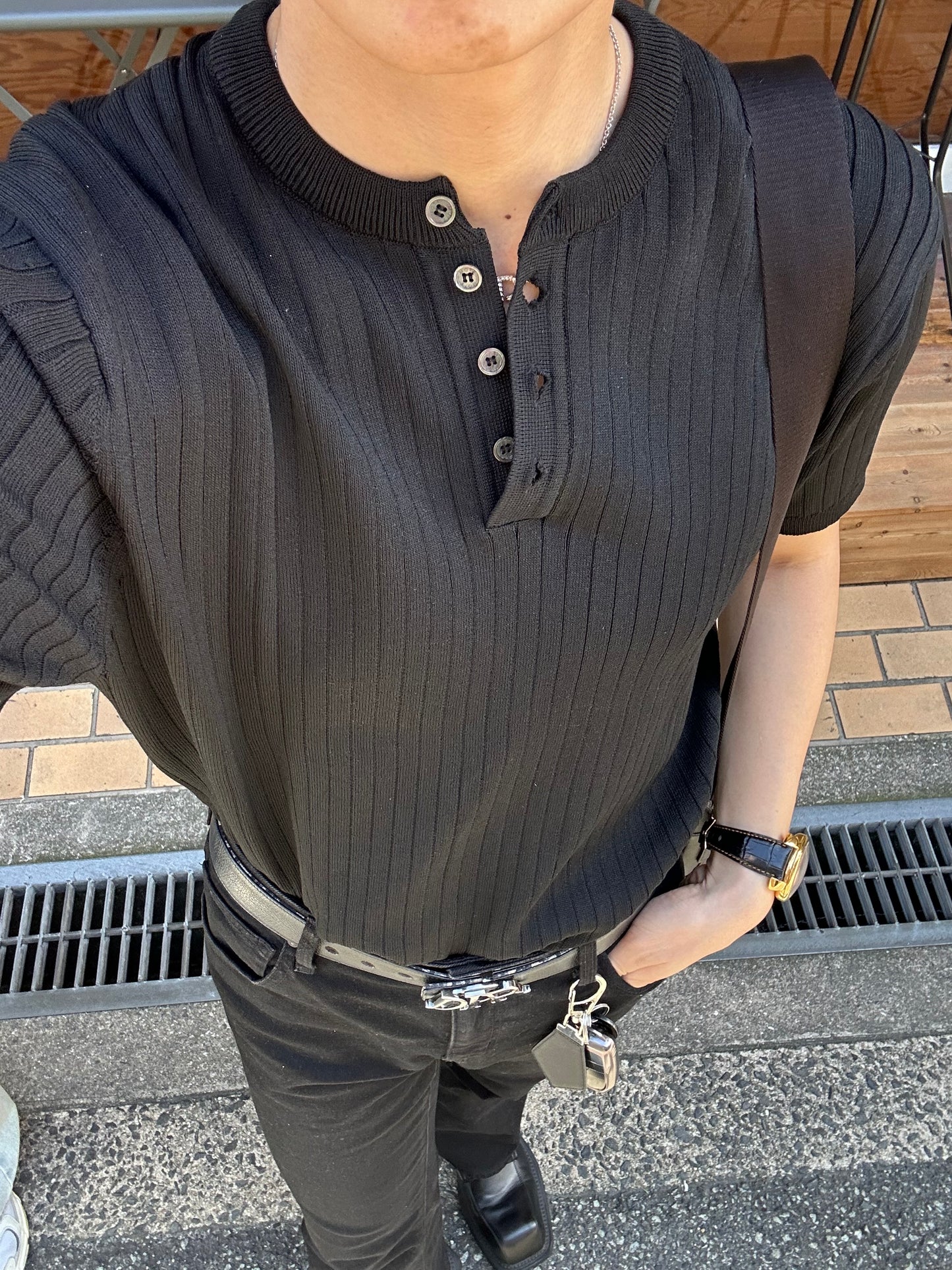 Bisher Summer Breeze Henley Tee