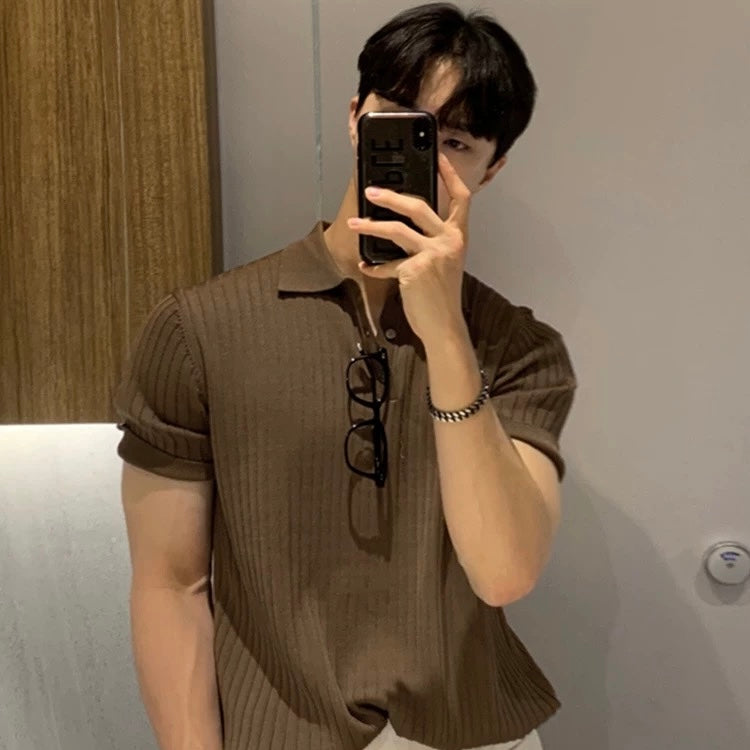 Breezy Stripe Polo