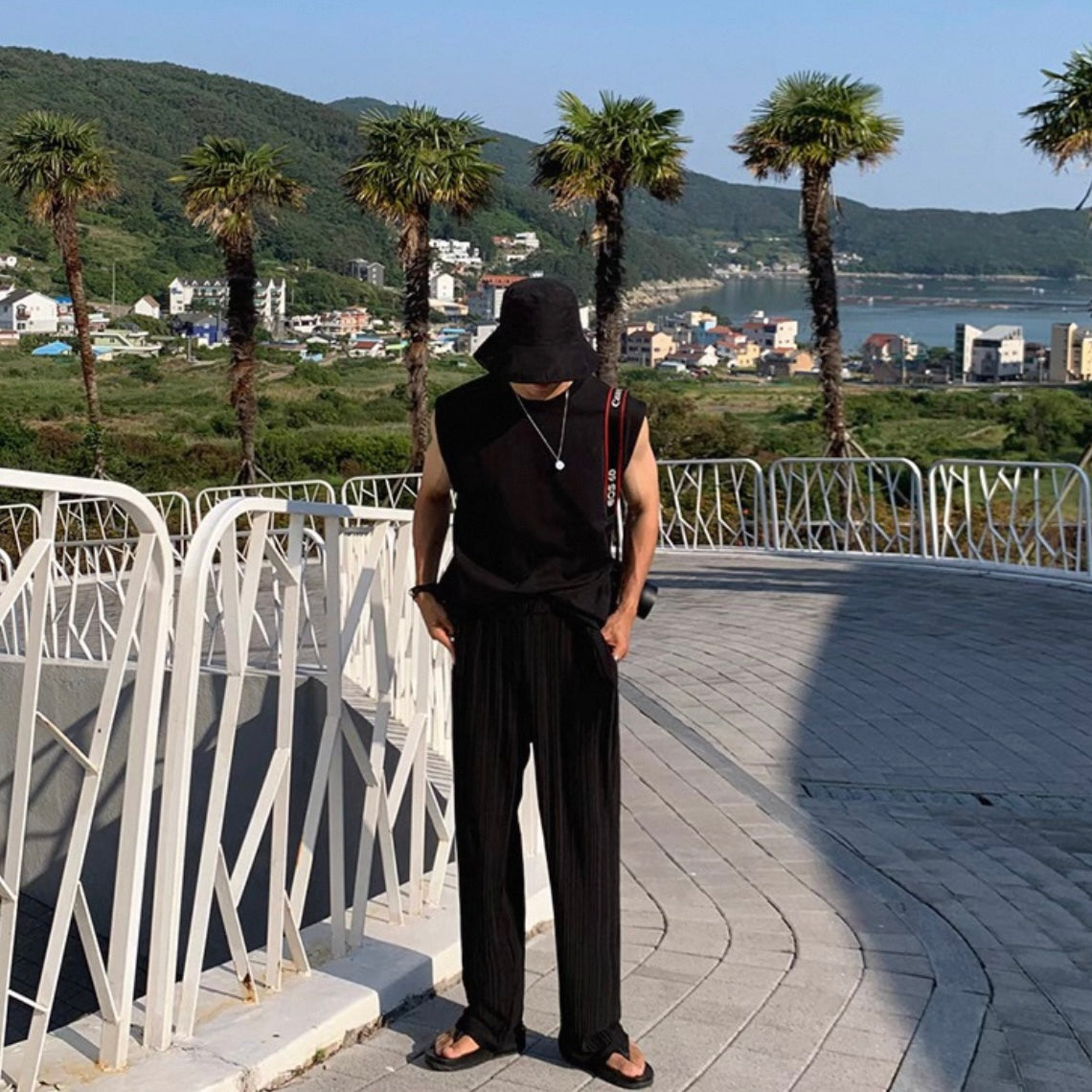 Korean Style Wide-Leg Pants