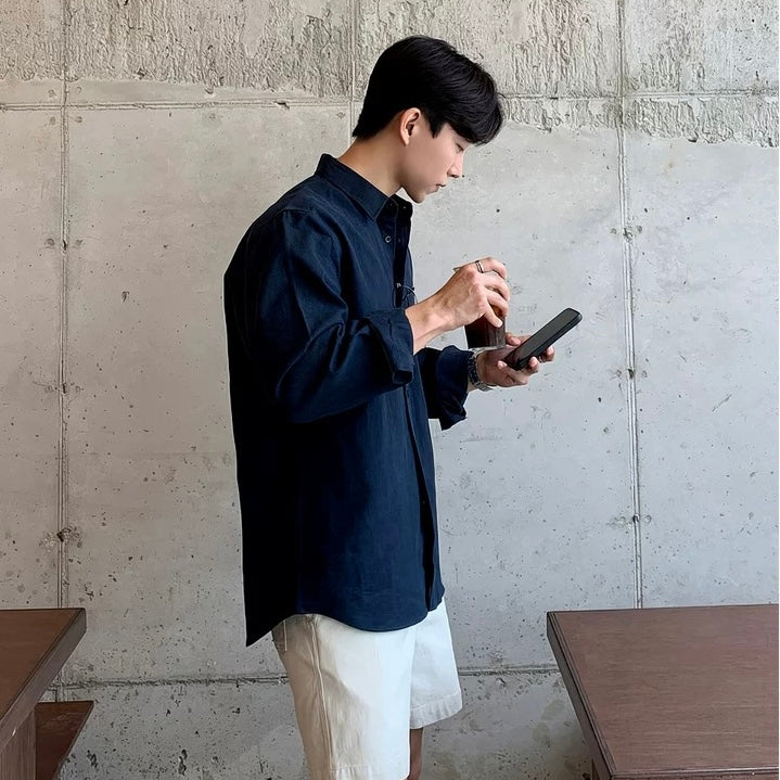 Summer Linen Casual Shirt