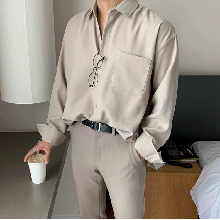 Men's Korean Casual Non-Iron Shirt