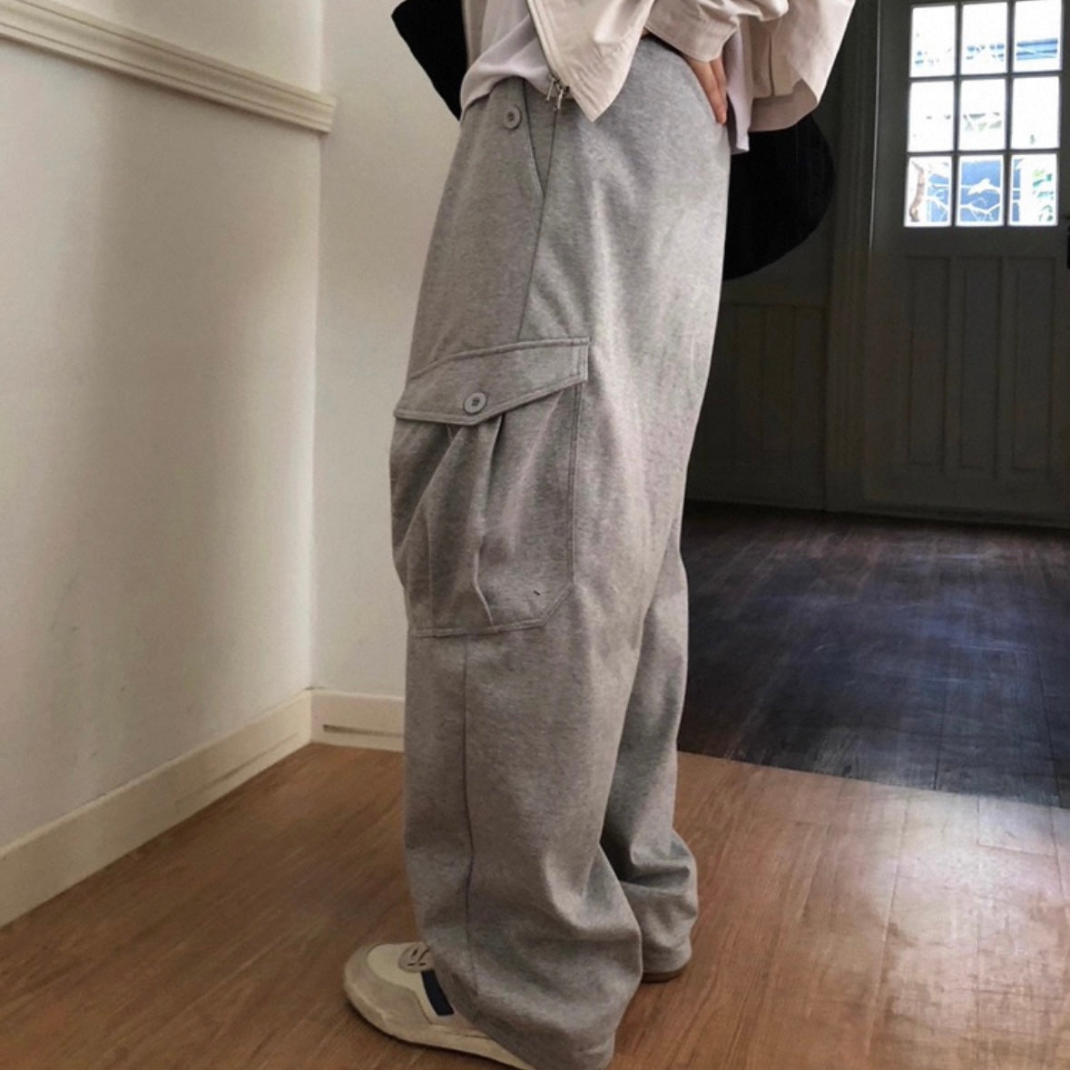 Casual Wide-Leg Pants