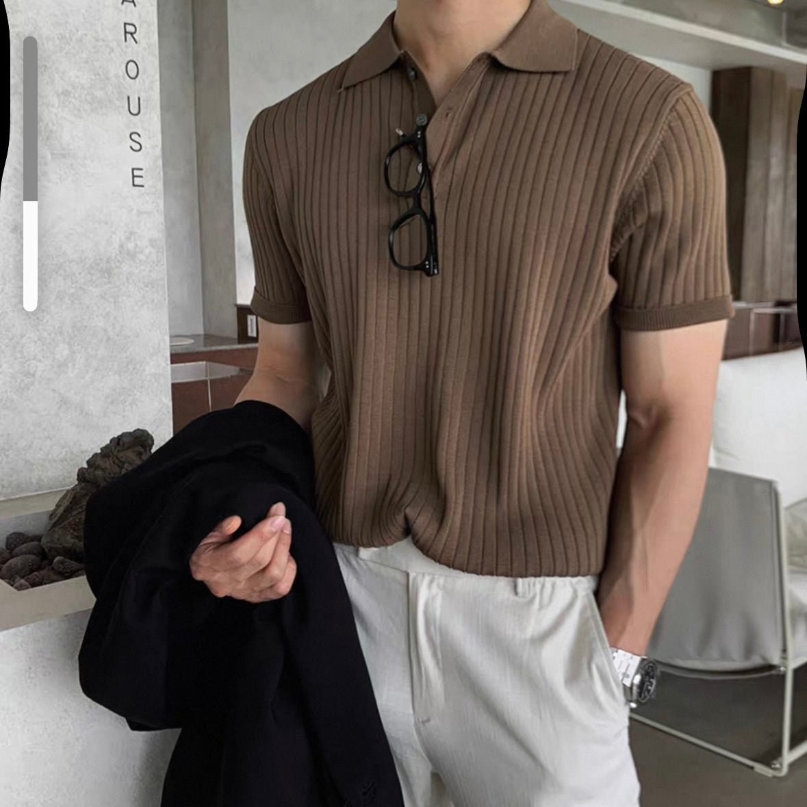 Breezy Stripe Polo