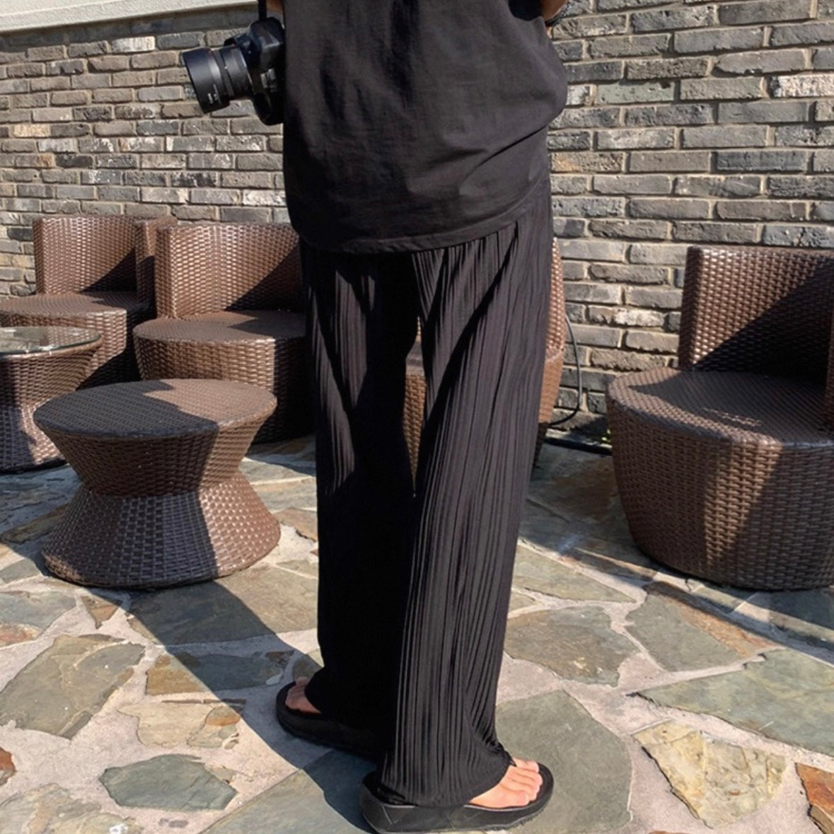 Korean Style Wide-Leg Pants