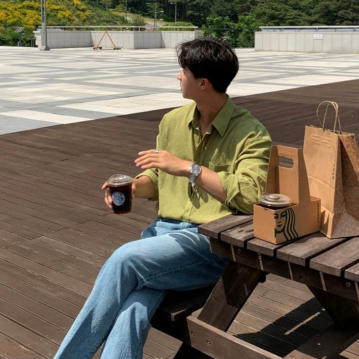 Breeze Green Casual Shirt
