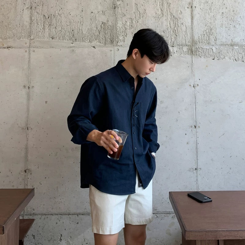 Summer Linen Casual Shirt