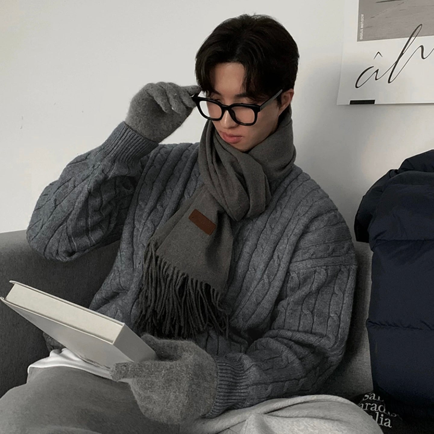 Classic Twisted Knit Sweater
