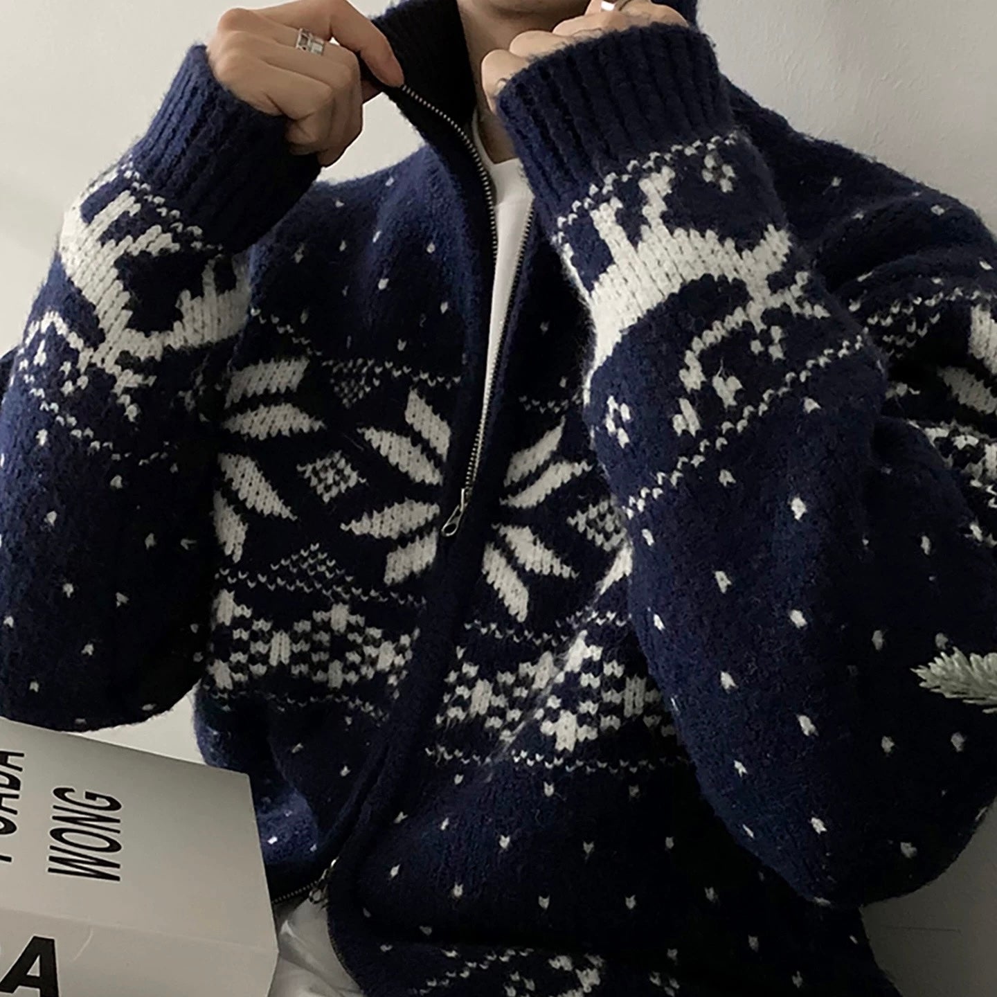 Chic Double-Zip Sweater