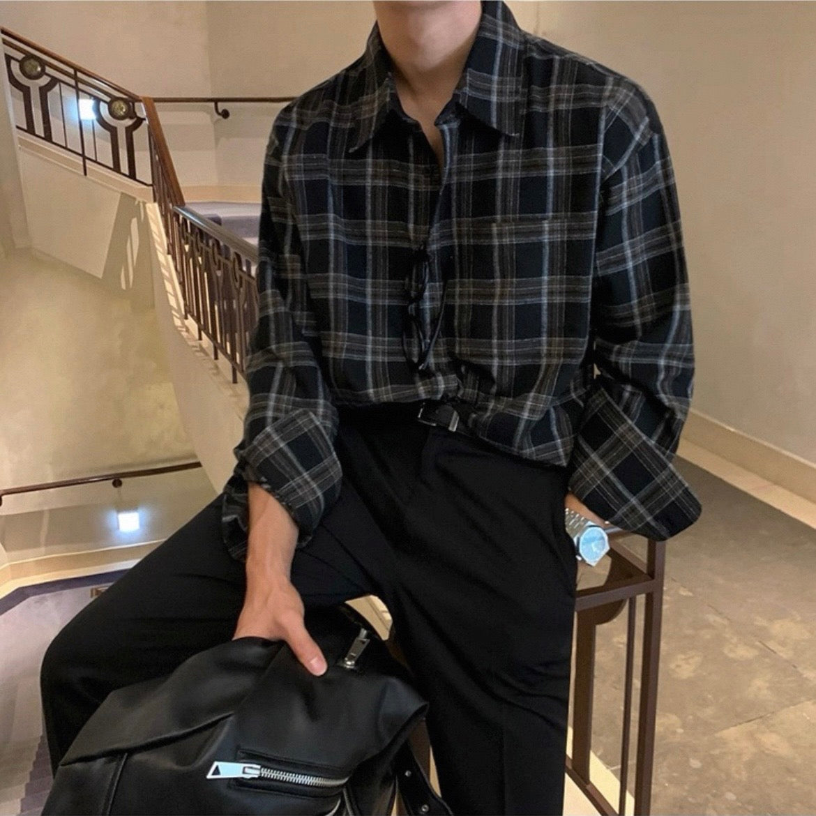 Plaid Long Sleeve Shirt