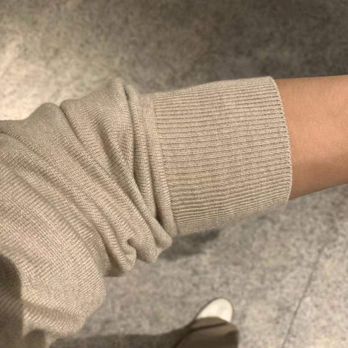 Korean Cozy V-Neck Knit Sweater