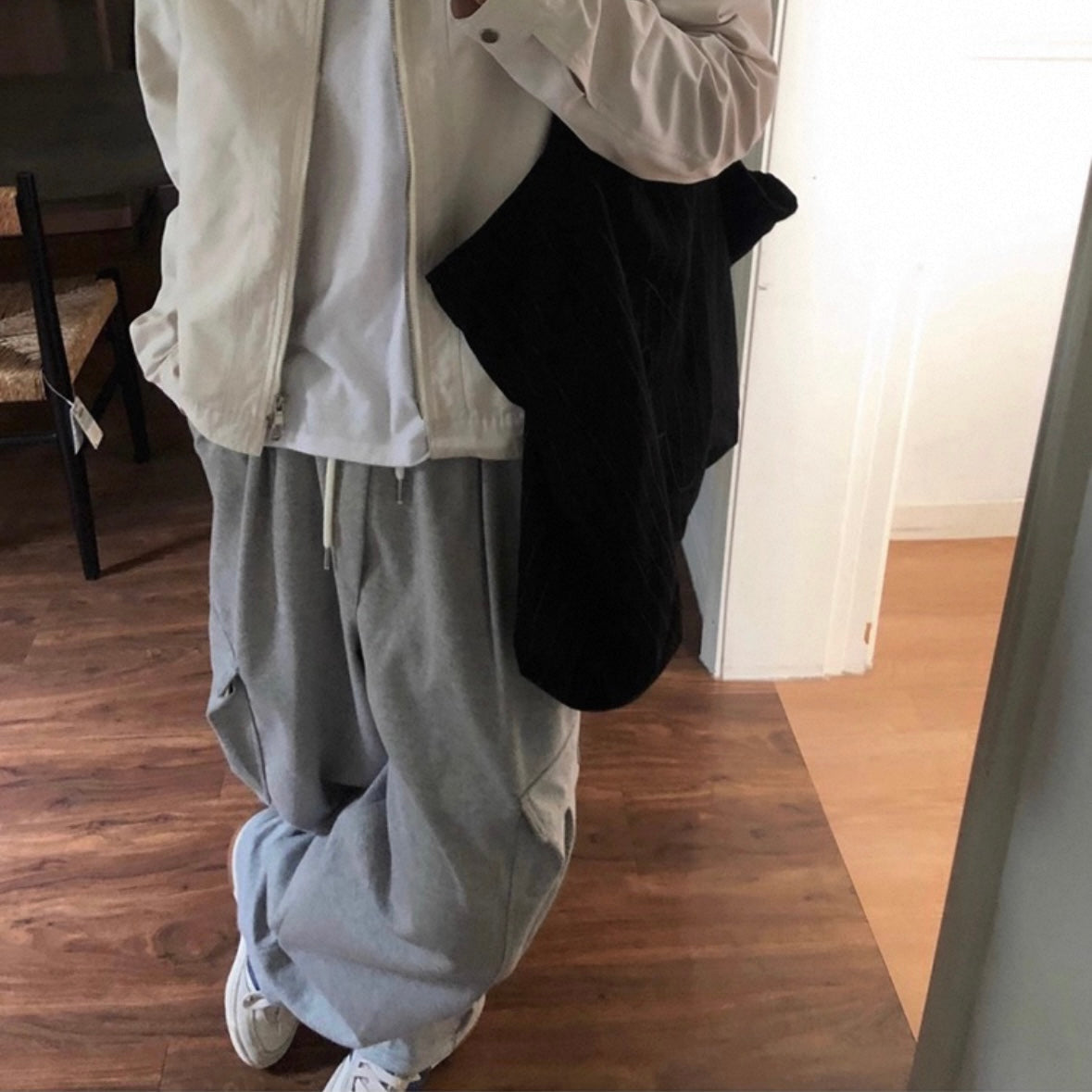 Casual Wide-Leg Pants