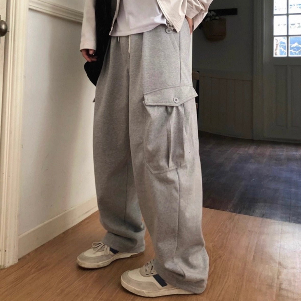 Casual Wide-Leg Pants