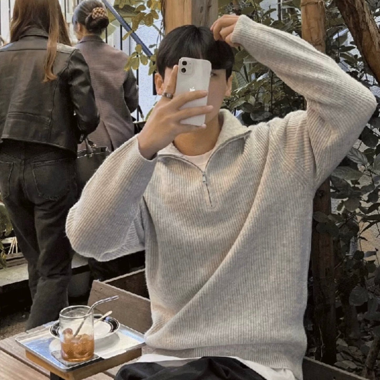 Korean Loose Simple Knit Sweater