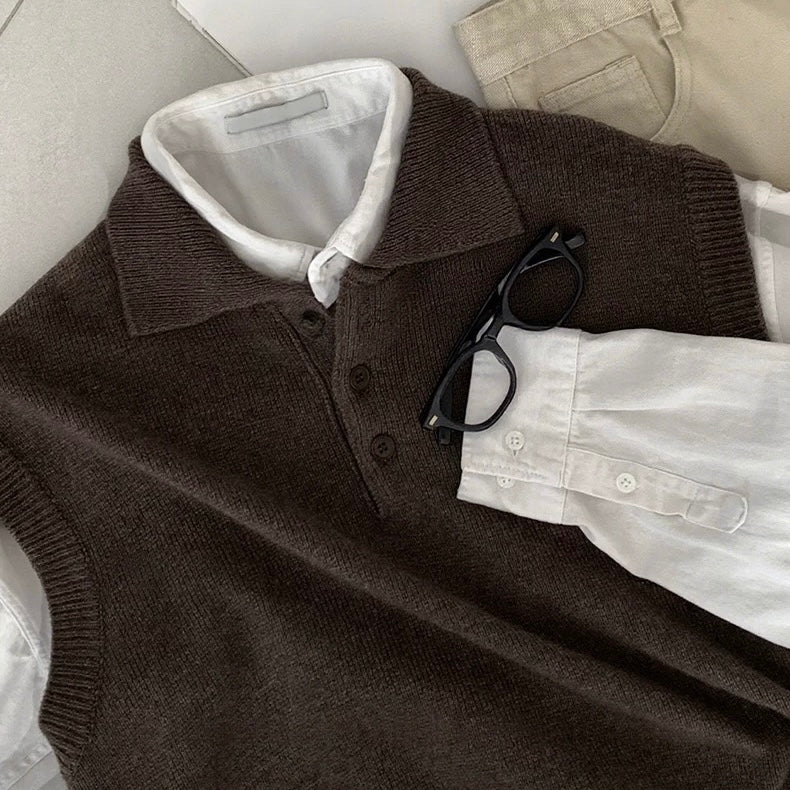 Casual Knit Vest