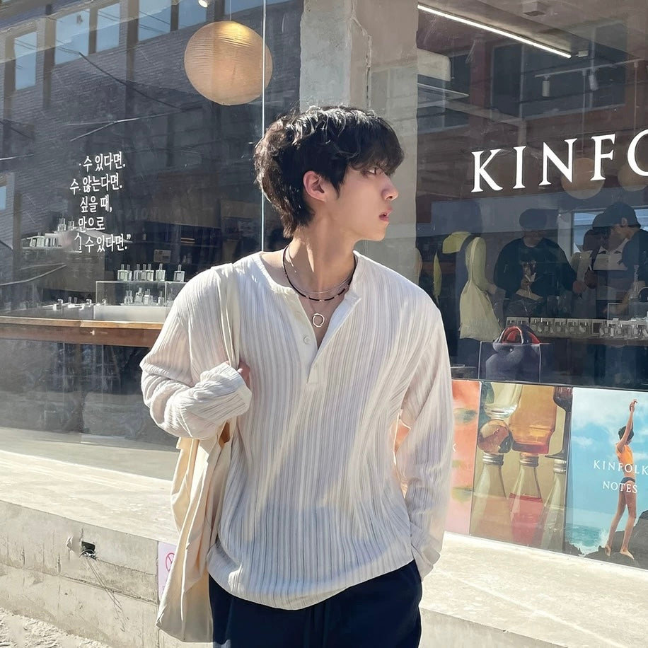 Long Sleeve T-Shirt Casual Knit Tops