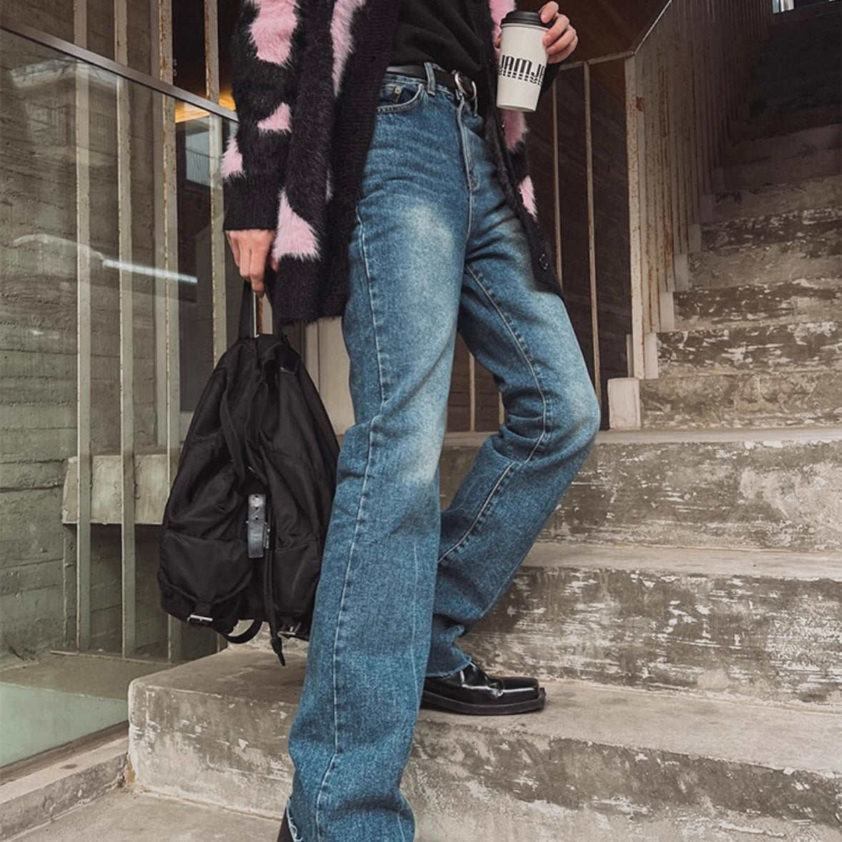 Korean Trend Drag Jeans
