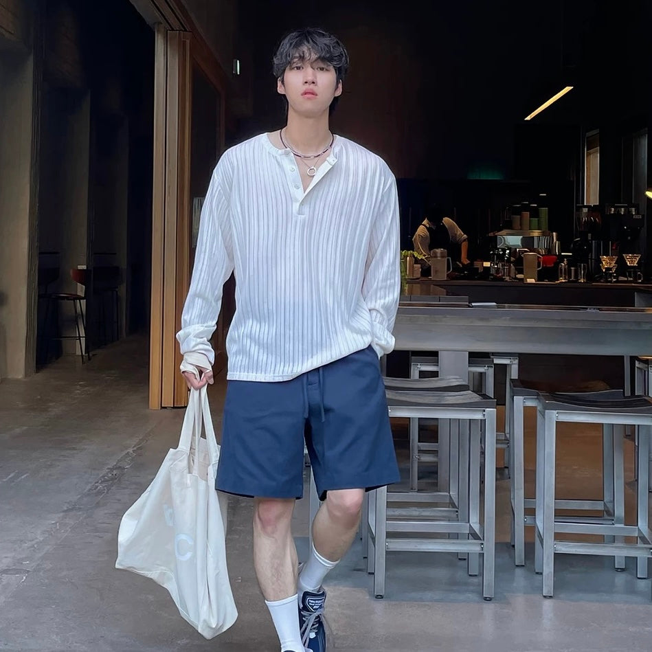 Long Sleeve T-Shirt Casual Knit Tops