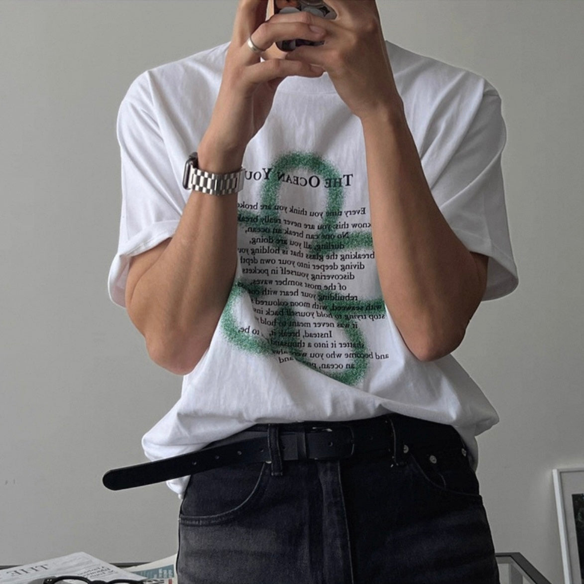 【数量限定】Graffiti Floral T-Shirt