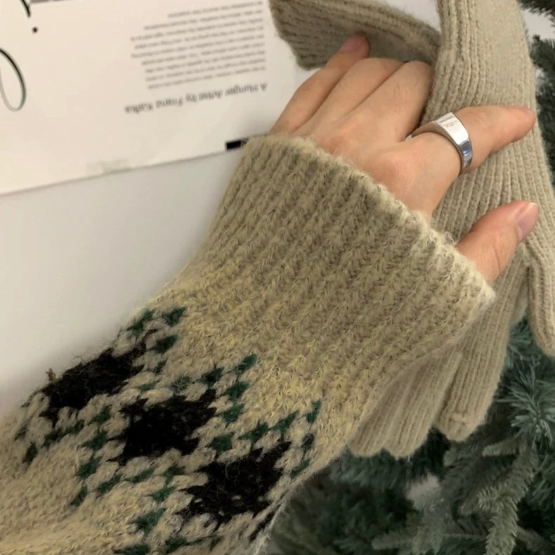 Retro Fair Isle Sweater