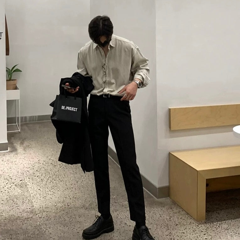 Trendy Long-Sleeve Shirt