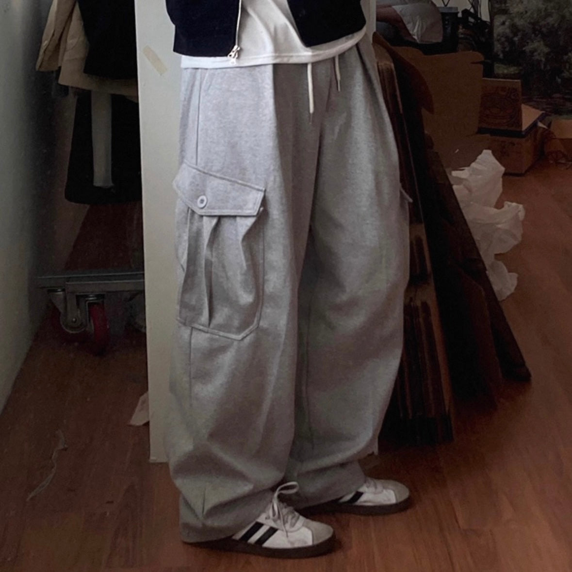 Casual Wide-Leg Pants