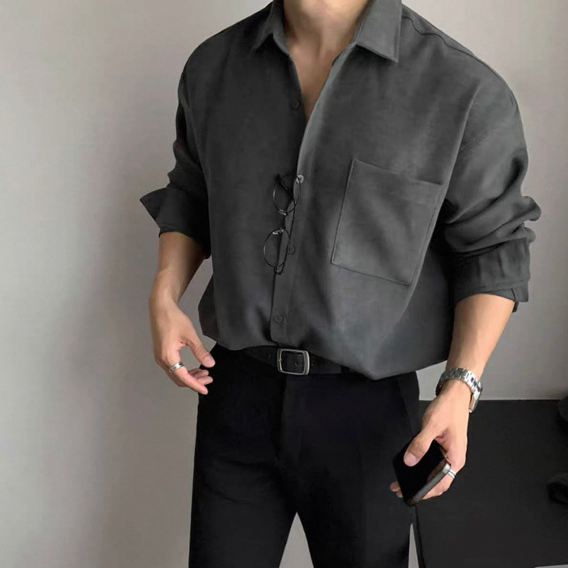 Men's Korean Casual Non-Iron Shirt