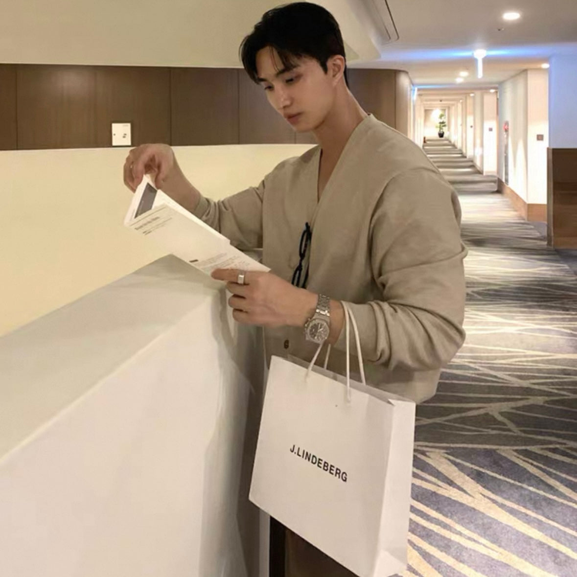 Korean Cozy V-Neck Knit Sweater