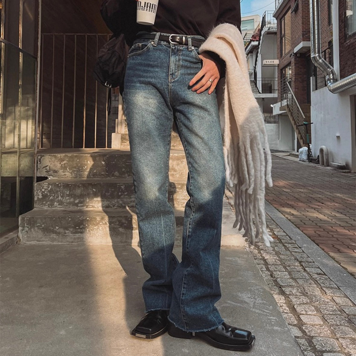 Korean Trend Drag Jeans