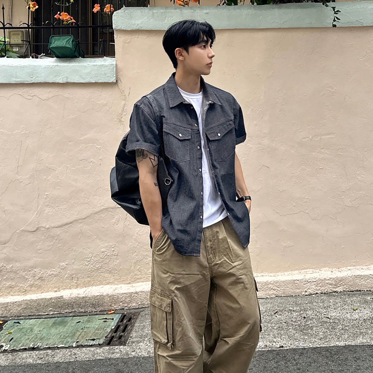 Korean Stylish Denim Shirt