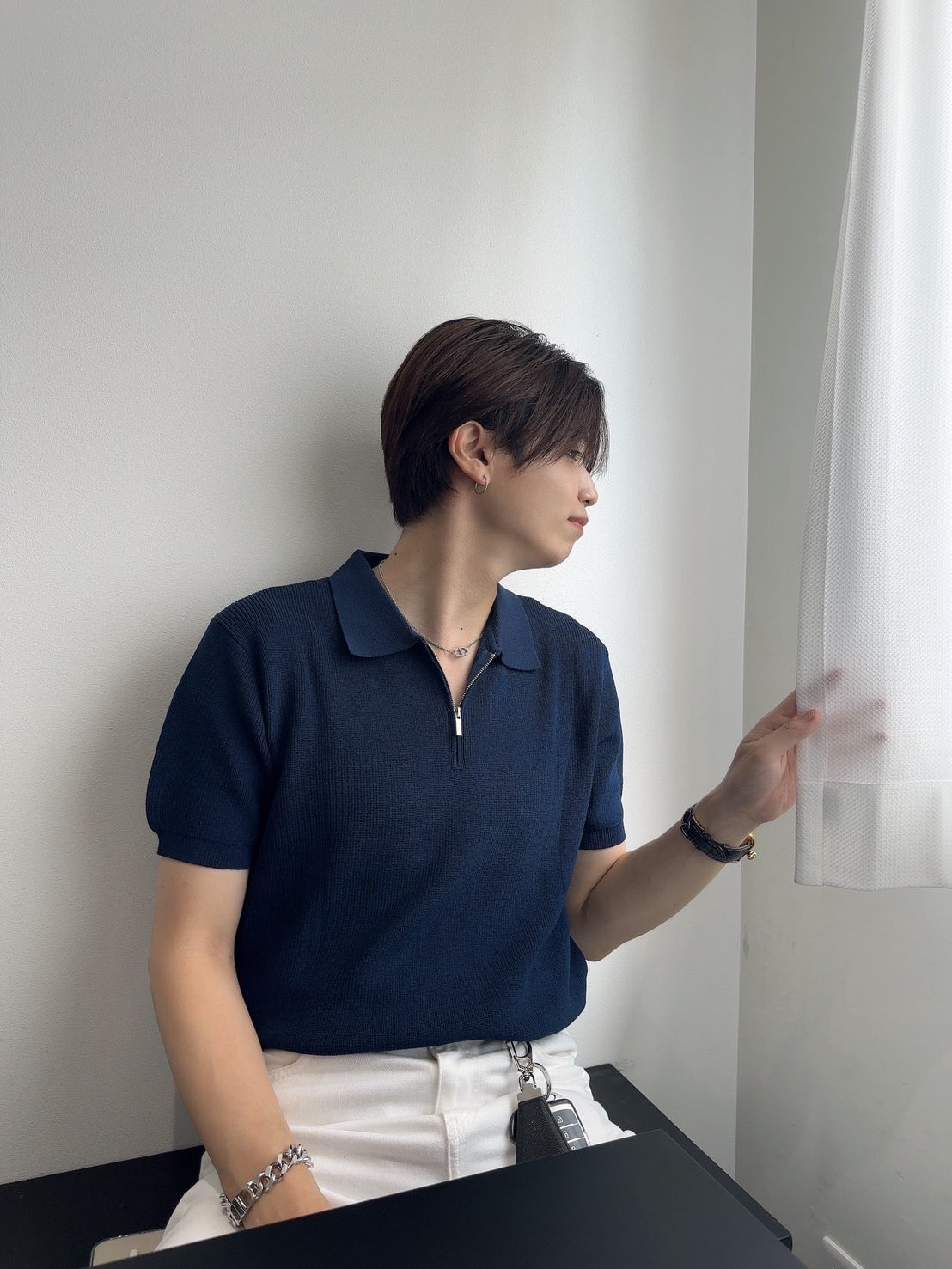Breezy Knit Short-Sleeve Shirt