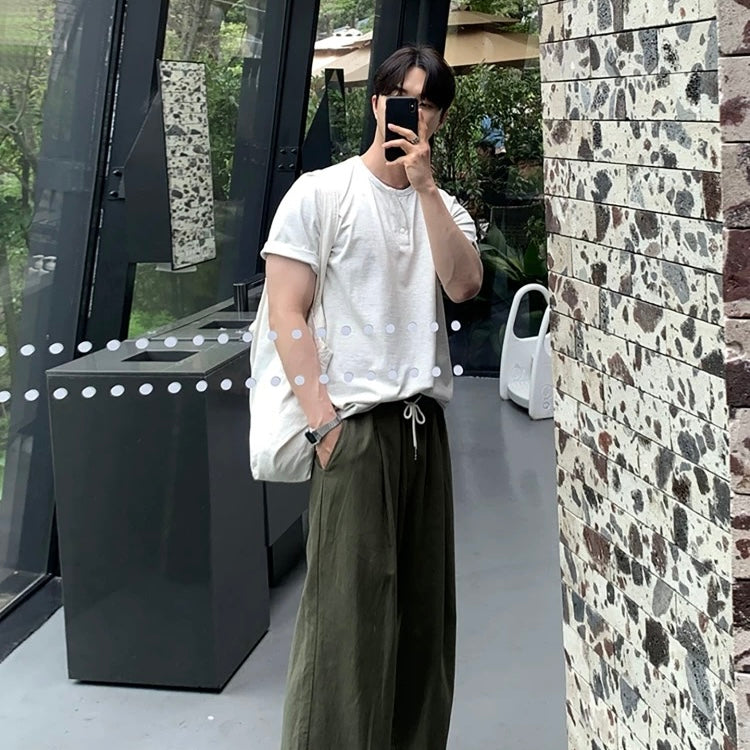 Summer Basic Round Neck Tee