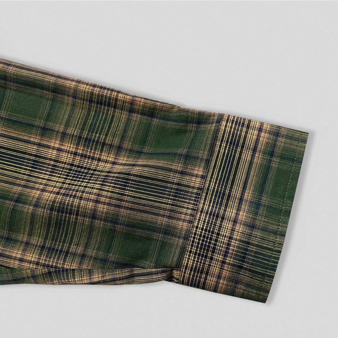 Retro Green Plaid Shirt