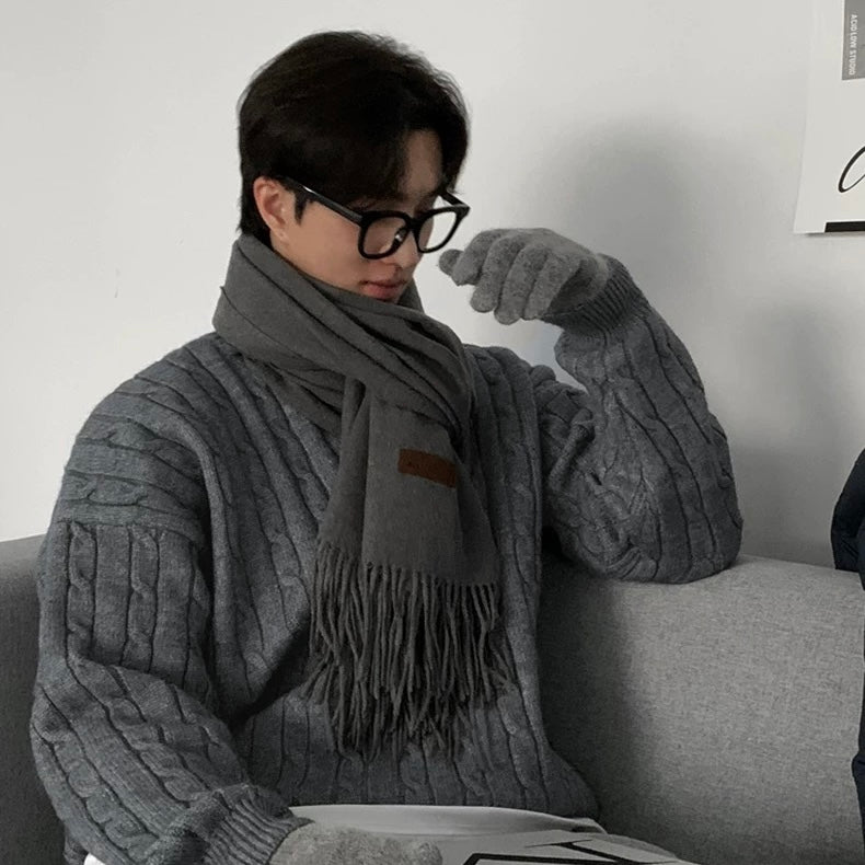 Classic Twisted Knit Sweater