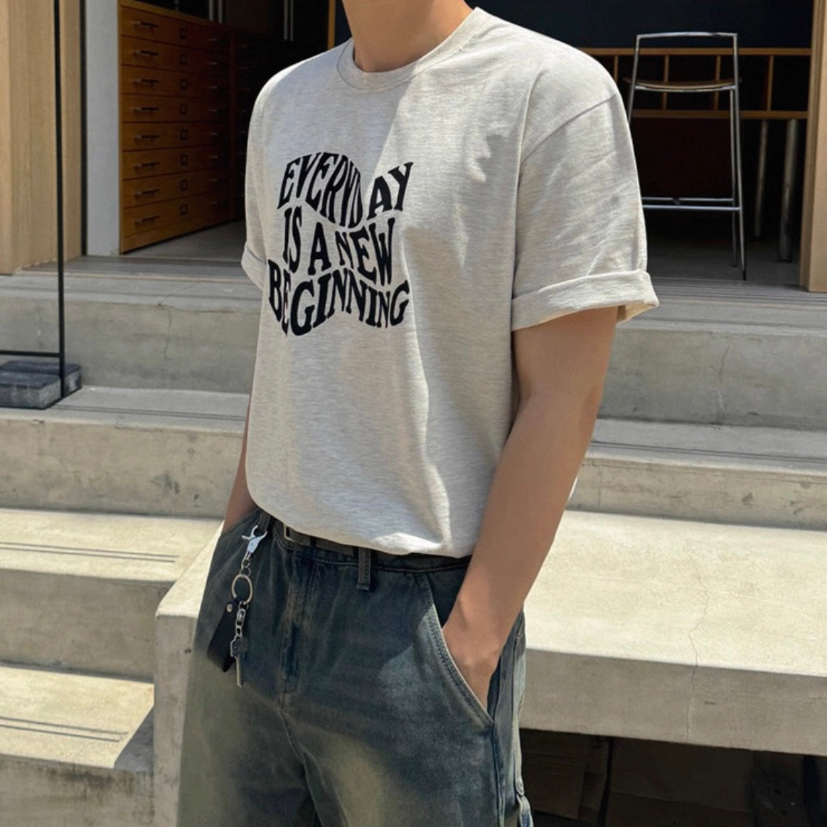 Lettered Summer Tee