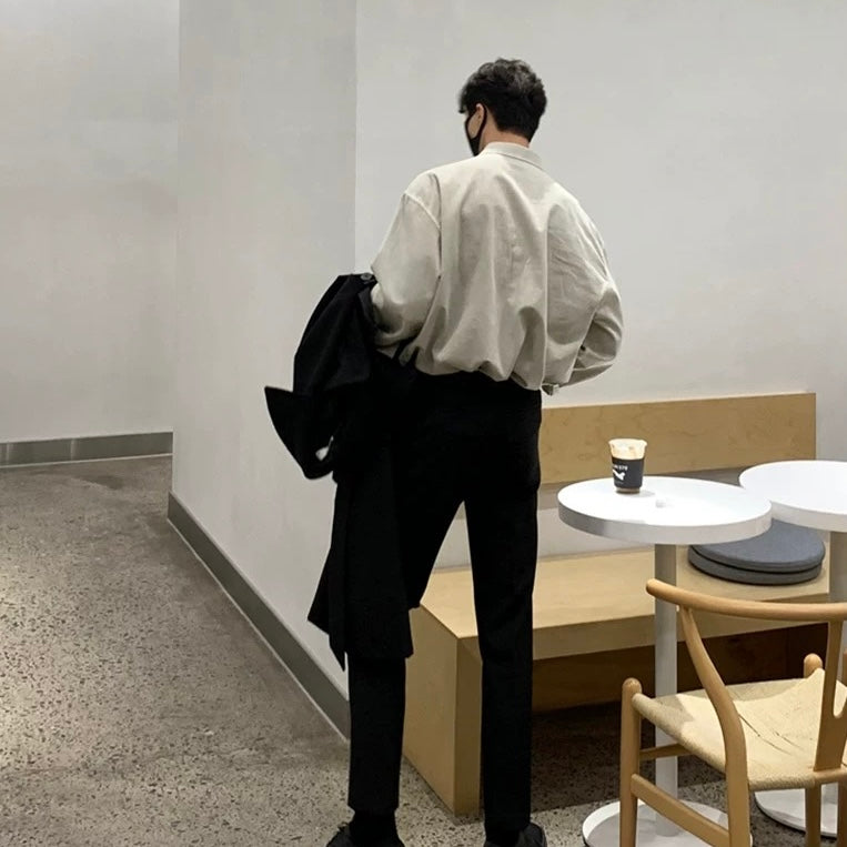 Trendy Long-Sleeve Shirt