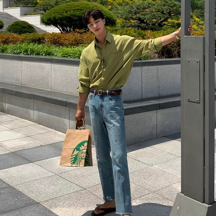 Breeze Green Casual Shirt