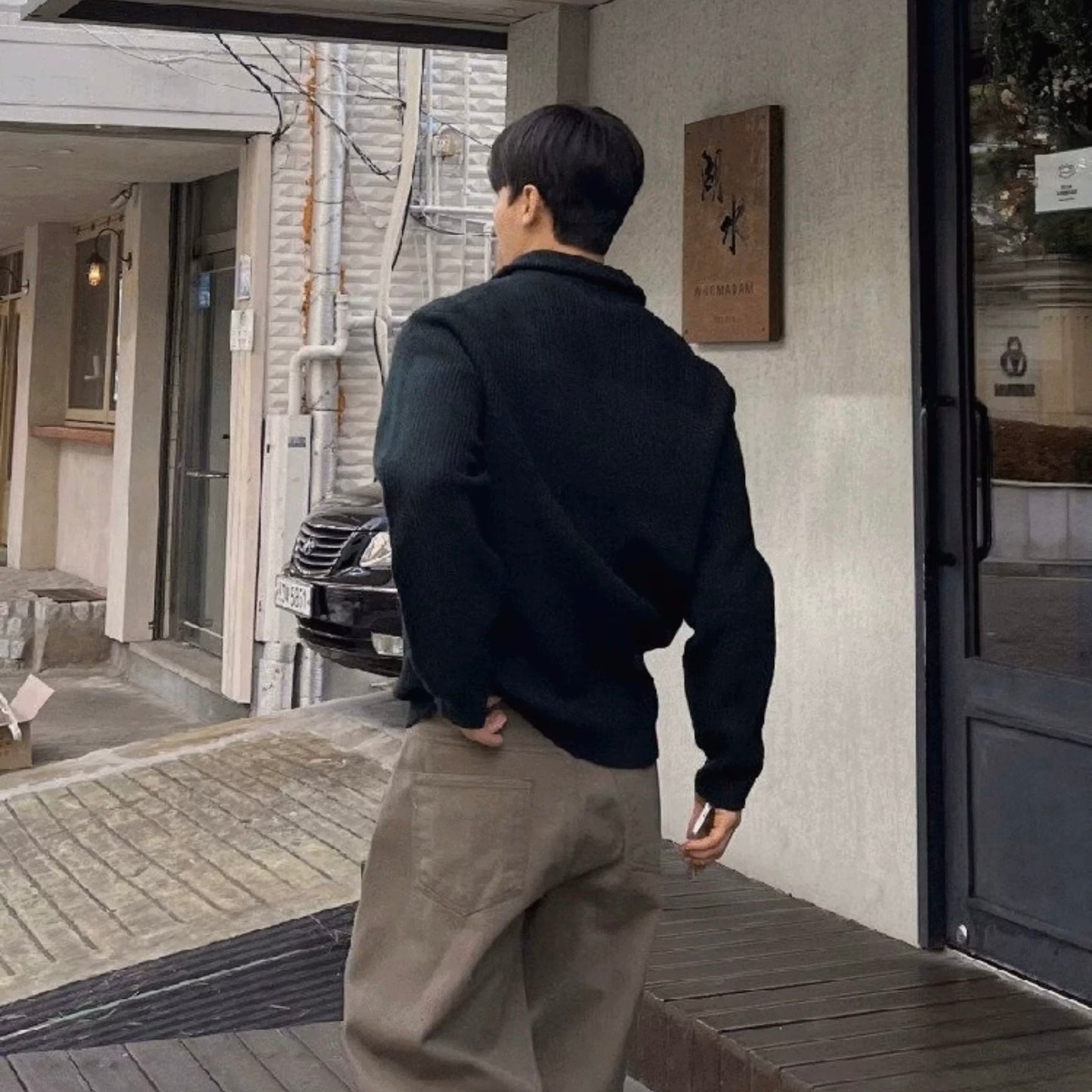 Korean Loose Simple Knit Sweater