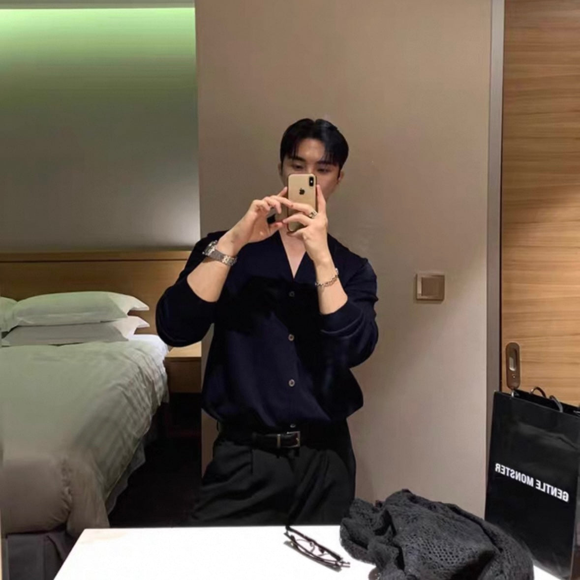 Korean Cozy V-Neck Knit Sweater