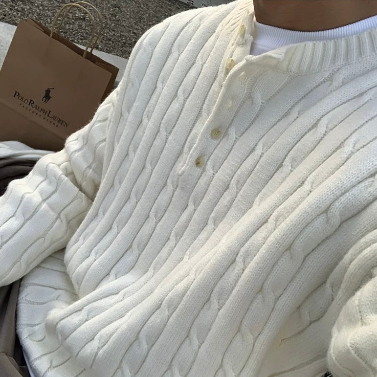 Classic Twisted Knit Sweater