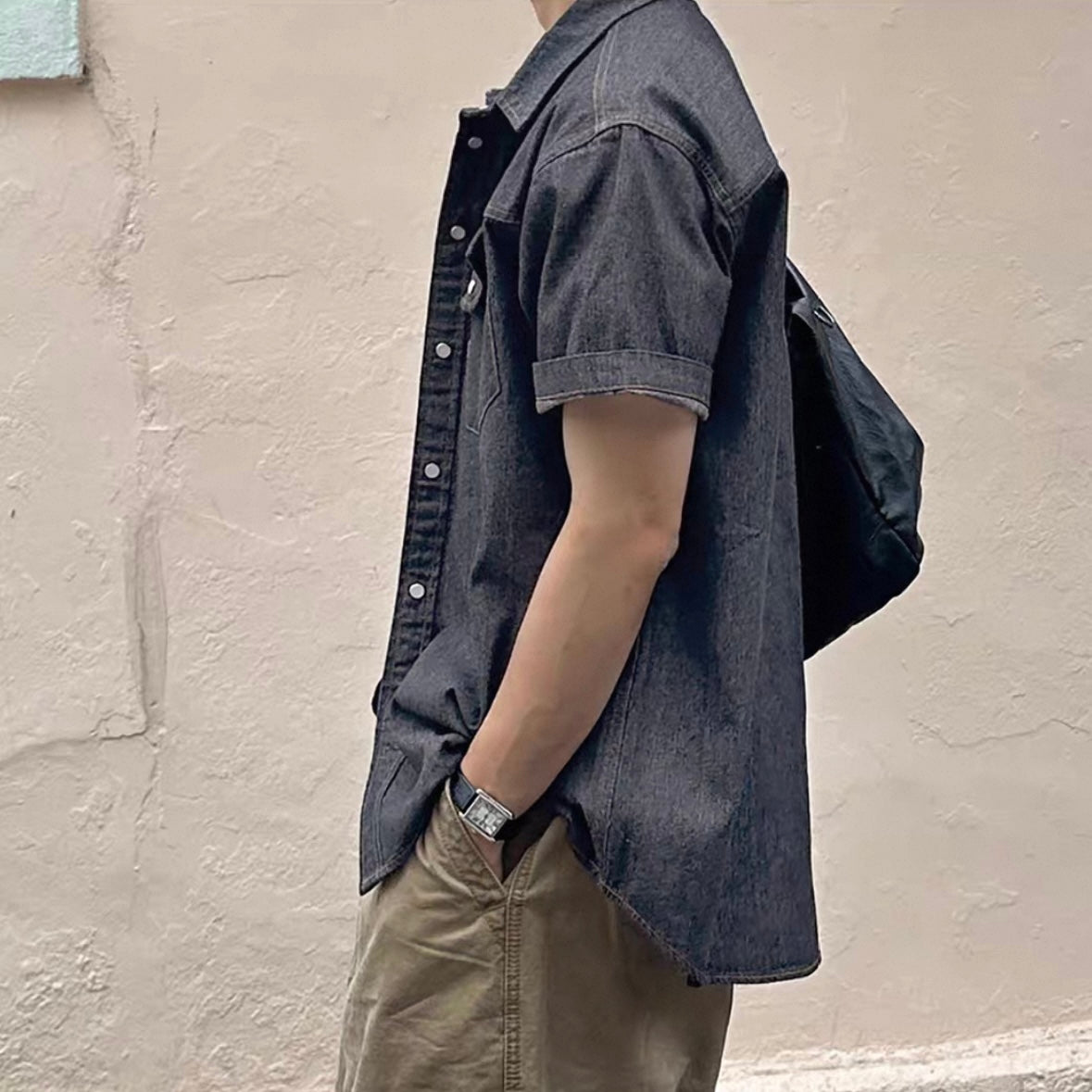 Korean Stylish Denim Shirt