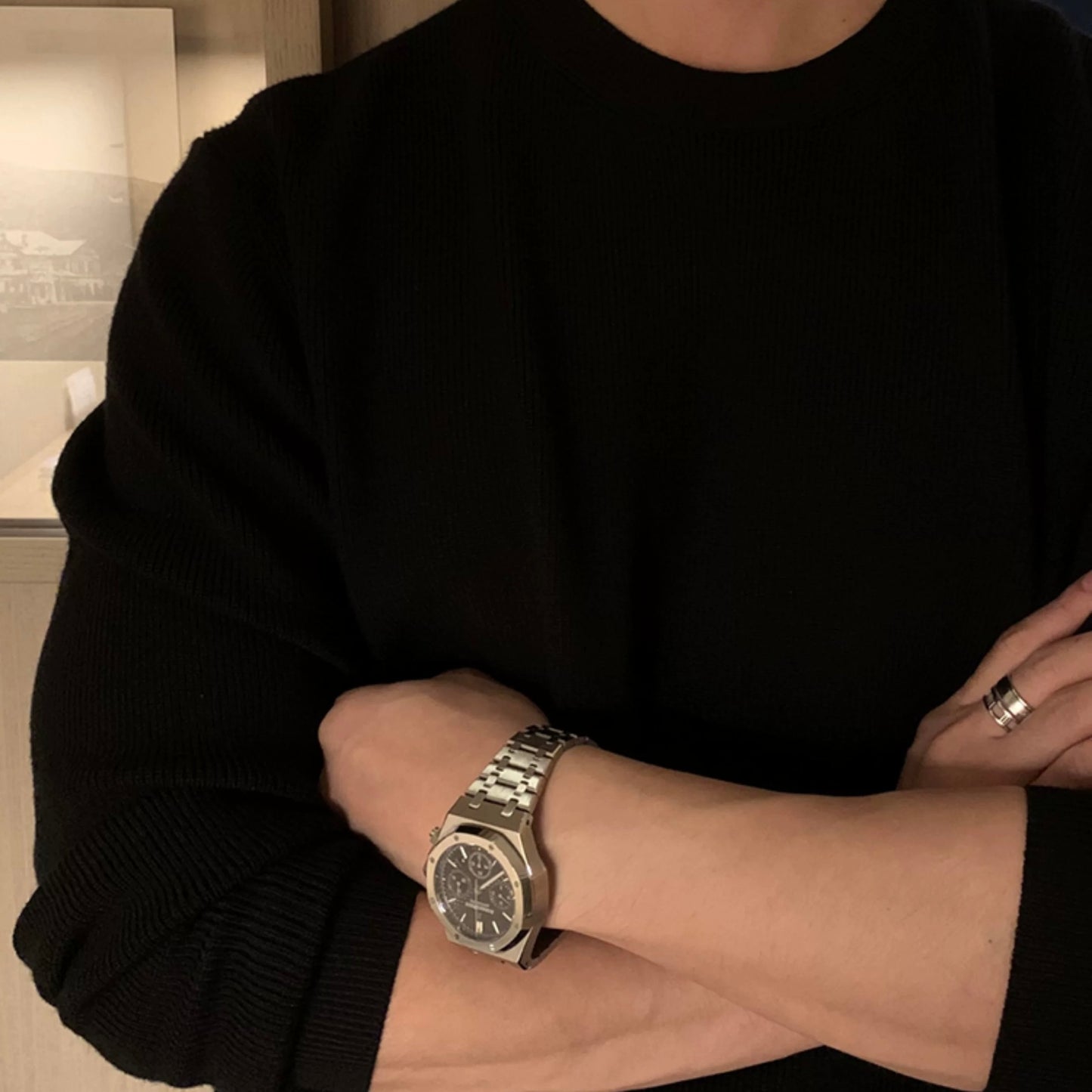 Round Neck Loose Pullover