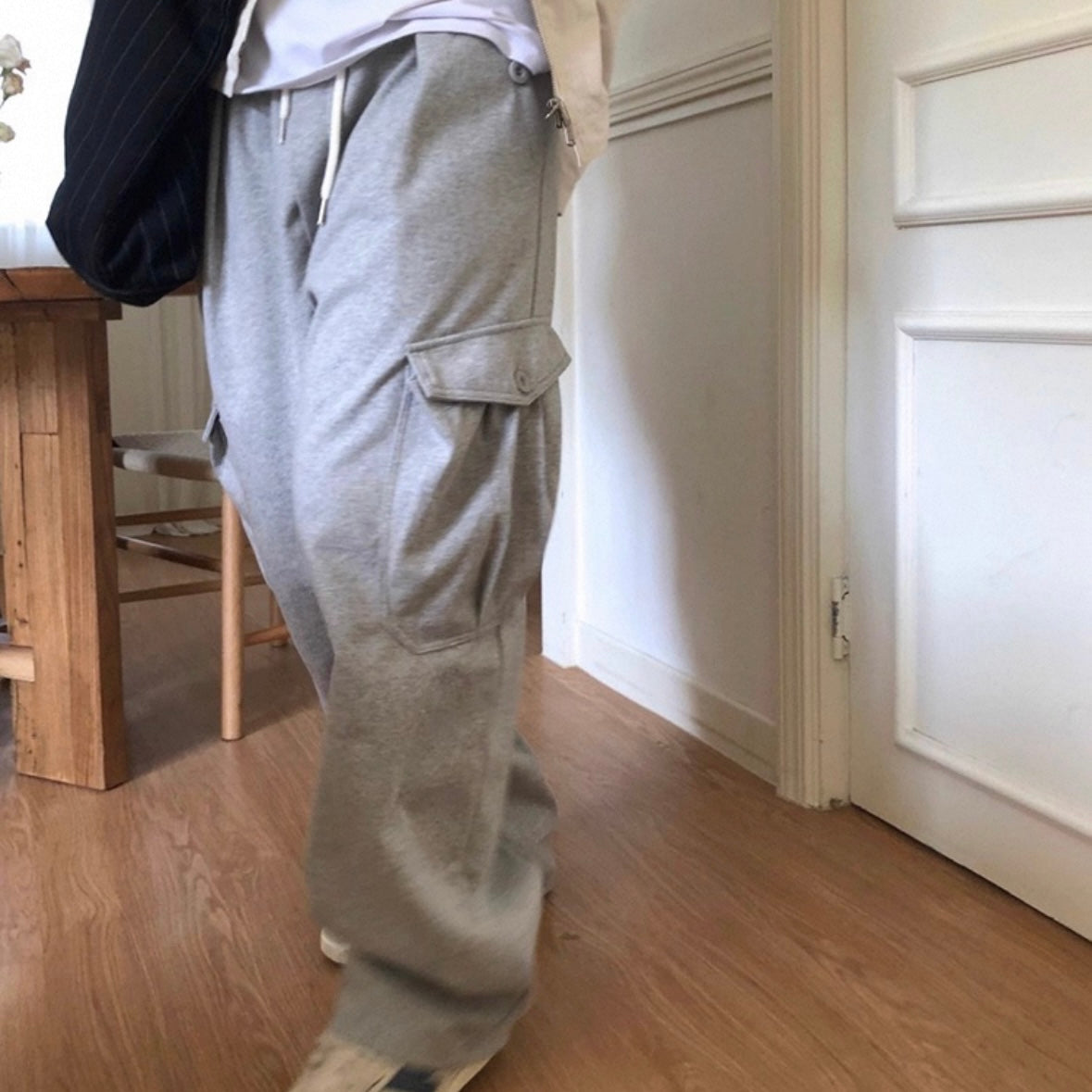 Casual Wide-Leg Pants