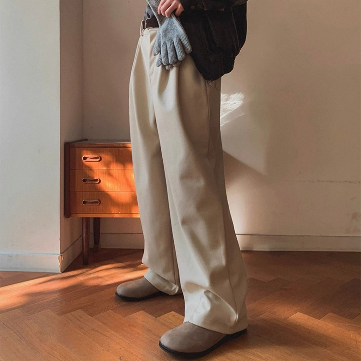 Winter Wide-Legged Commuter Pants