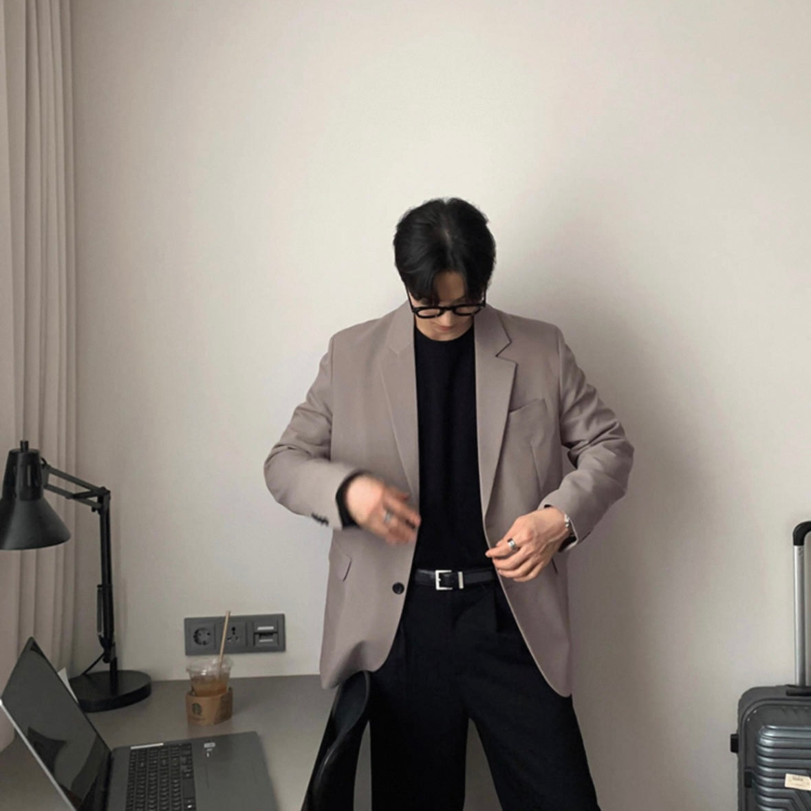 Spring Men's Casual Suit Jackets