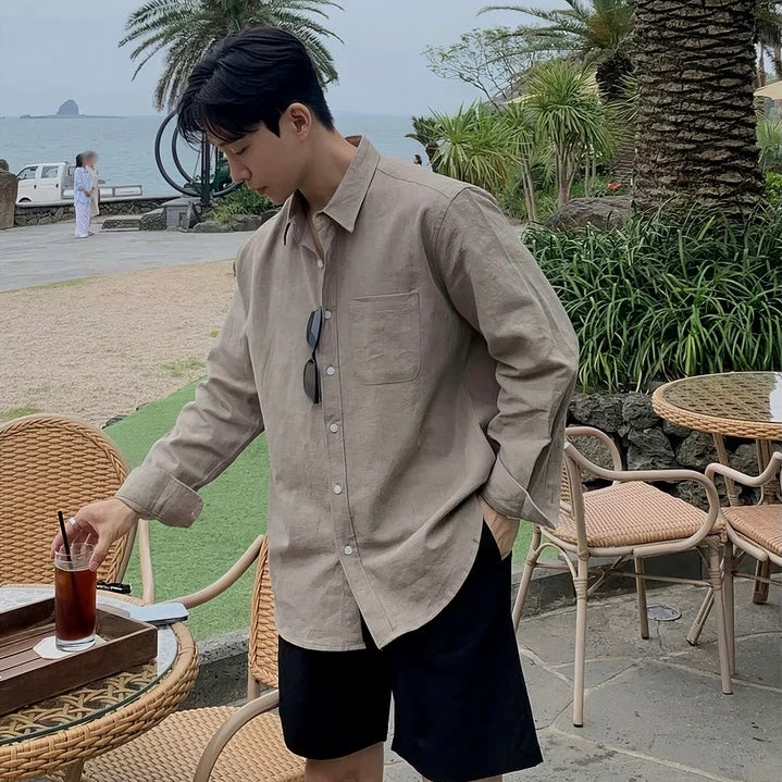 Summer Linen Casual Shirt