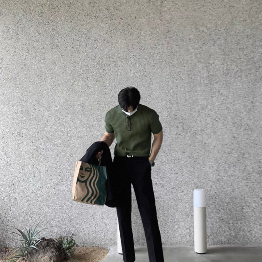 Breezy Stripe Polo