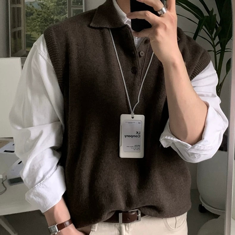 Casual Knit Vest
