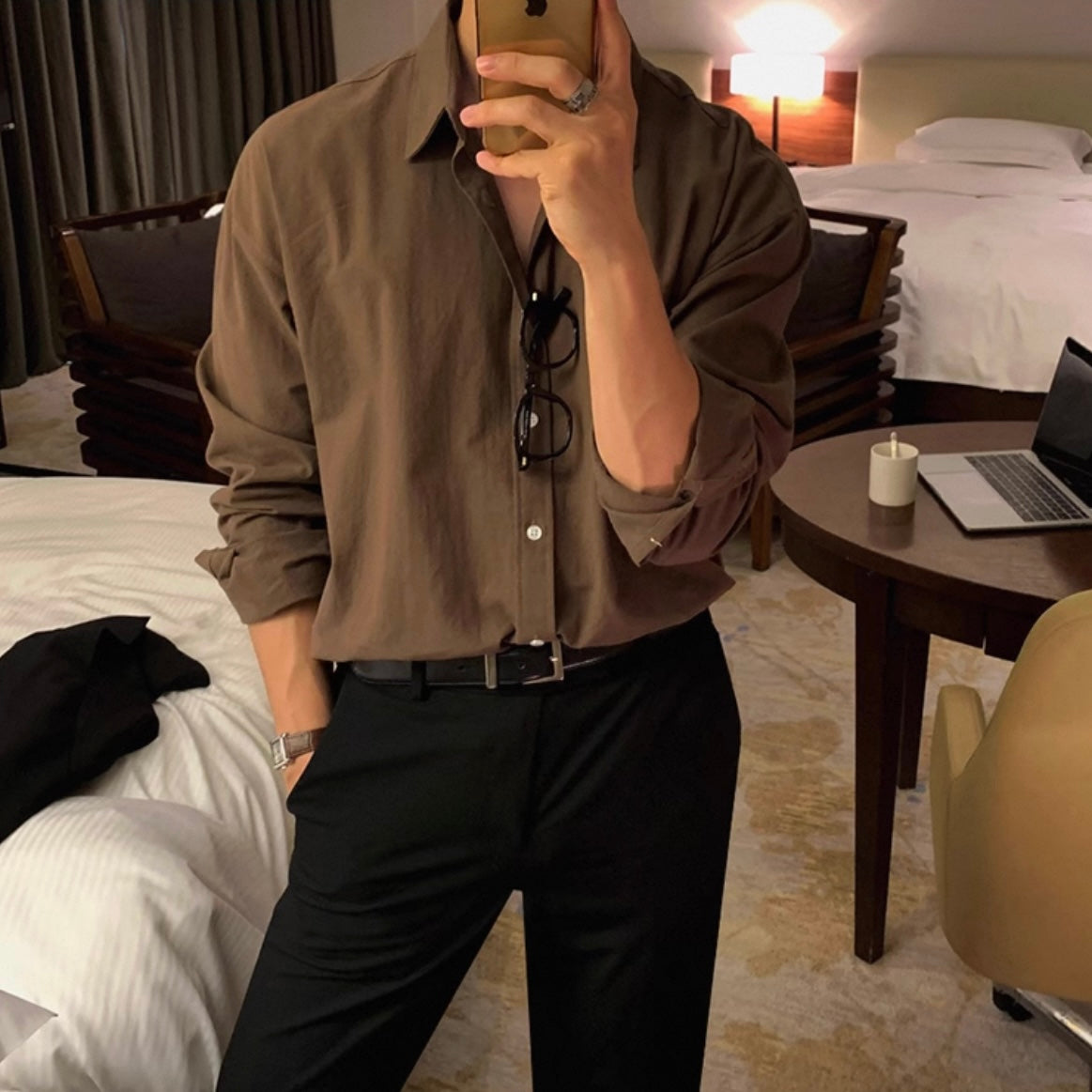 Casual Long-Sleeve Shirt