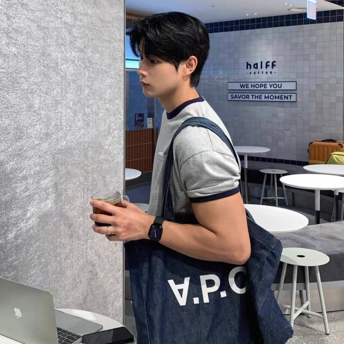 Korean Trendy Color Block T-shirt