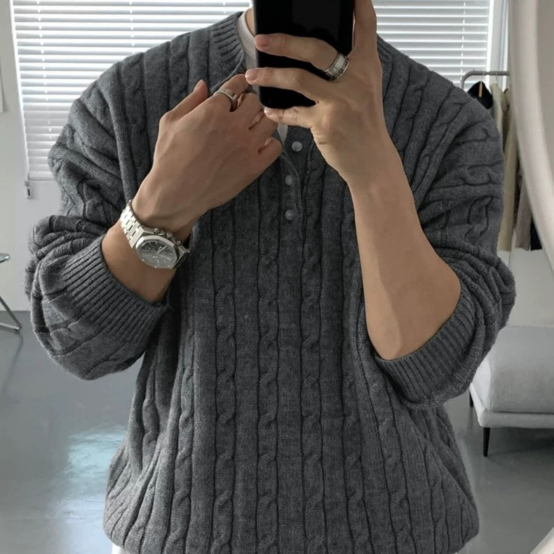 Classic Twisted Knit Sweater
